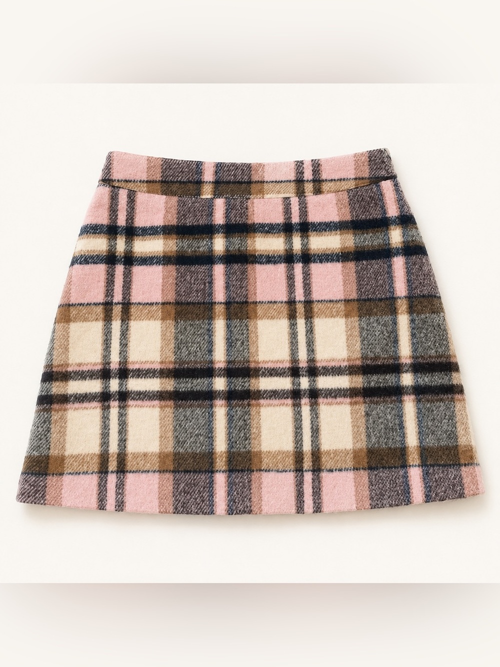 Lulus Mad for Plaid Light Pink Plaid Mini Skirt XS